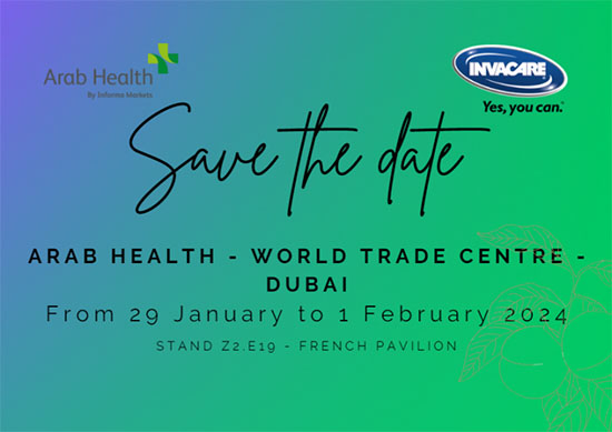 Invacare at Arab Health 2024 in Dubai