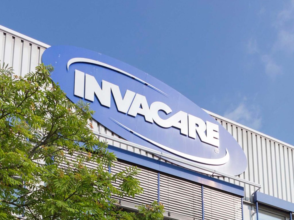 Invacare Logo on building